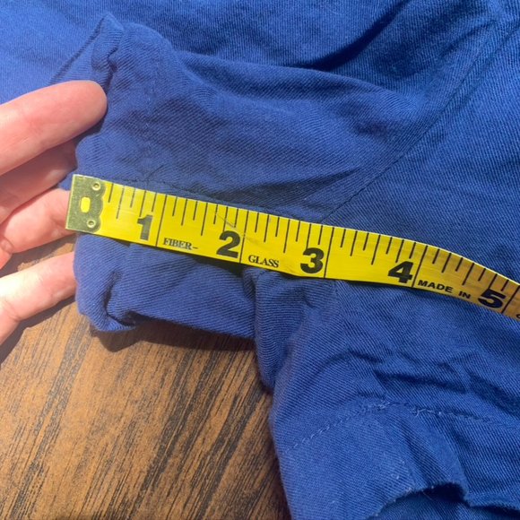 Blue Zipper Decal loose fit short shorts, 0, syle - Picture 9 of 11